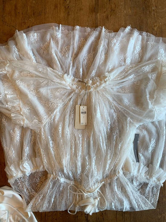 Anthropologie Dresses & Skirts - Anthropologie Let Me Be  Ivory Lace Maxi Dress